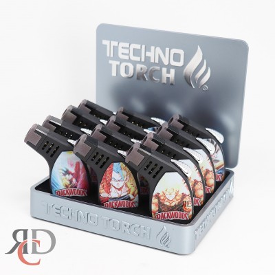 TECHNO TORCH METALLIC - SINGLE FLAME TTORCH39 - 12CT/ DISPLAY